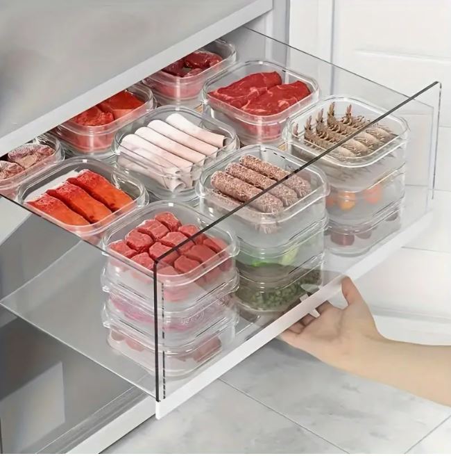 Cajas para congelar y refrigerar alimentos